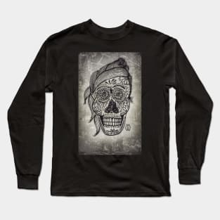 Grunge Skullman Long Sleeve T-Shirt